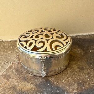 Brighton Silver and Gold Decorative Box